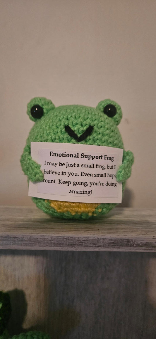 Pip the Emotional Support Frog 🐸